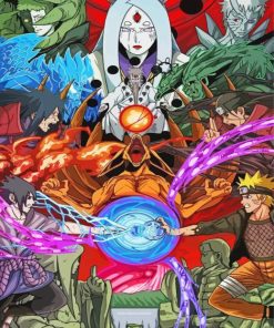 Jinchuriki Naruto Shippuden Diamond Paintings