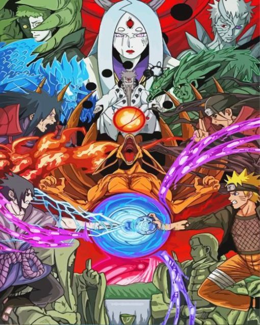 Jinchuriki Naruto Shippuden Diamond Paintings