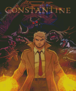 John Constantine Poster Diamond Paintings