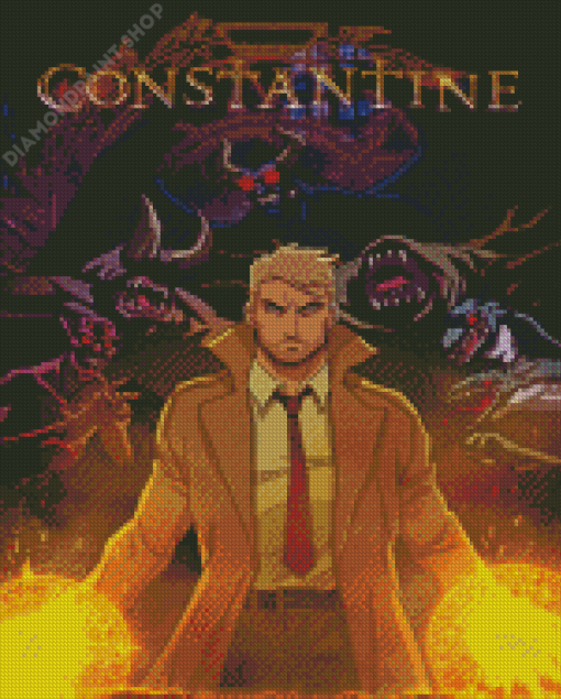 John Constantine Poster Diamond Paintings