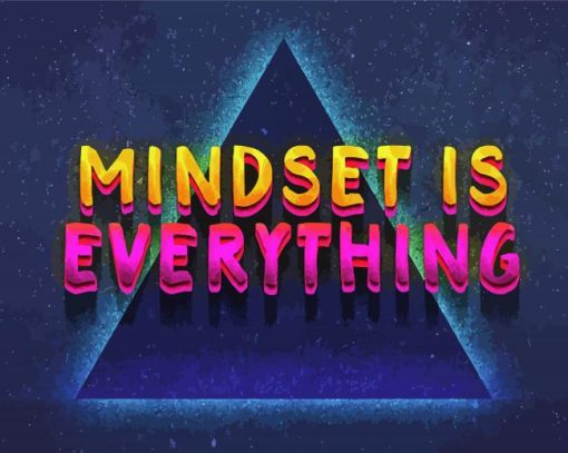 Mindset Is Everything Art Diamond Paintings