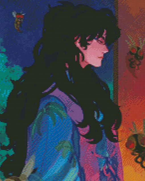 Naraku Side Profile Art Diamond Paintings