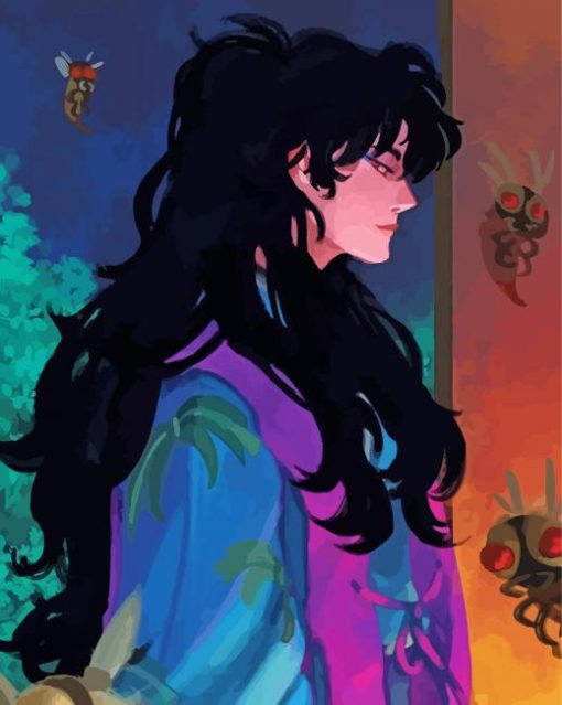 Naraku Side Profile Art Diamond Paintings