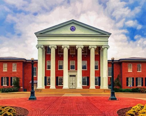 Ole Miss University Diamond Paintings