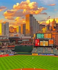 Orioles Park At Camden Yards Stadium Diamond Paintings