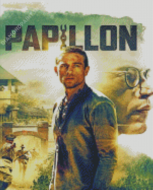 Papillon Movie Poster Diamond Paintings