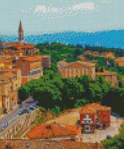 Perugia Italy City Diamond Paintings