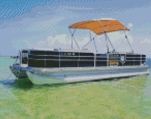 Pontoon Boat Diamond Paintings