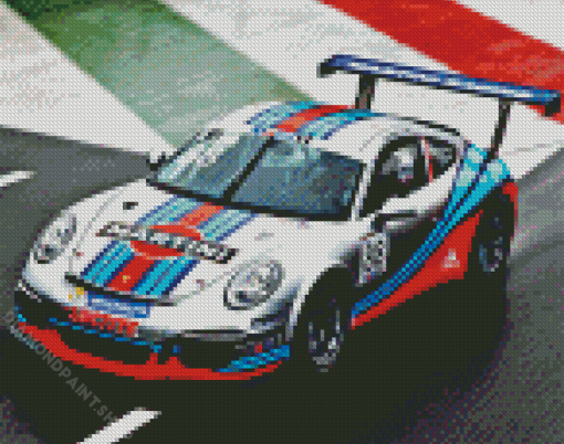 Porsch 911 Martini Car Diamond Paintings