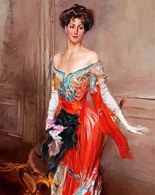 Portrait Of Elizabeth Wharton Drexel Boldini Diamond Paintings