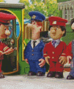 Postman Pat Cartoon Characters Diamond Paintings