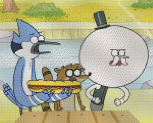 Regular Show Cartoon Diamond Paintings