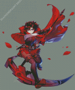 Ruby Rose Rwby Anime Diamond Paintings