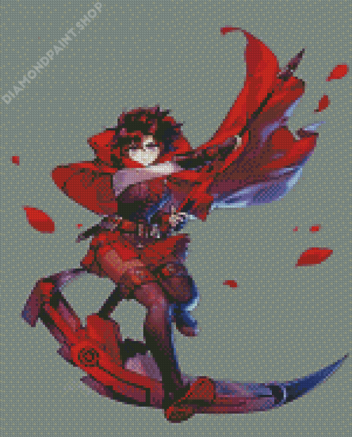 Ruby Rose Rwby Anime Diamond Paintings