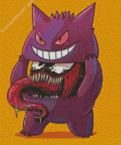 Venom Gengar Diamond Paintings