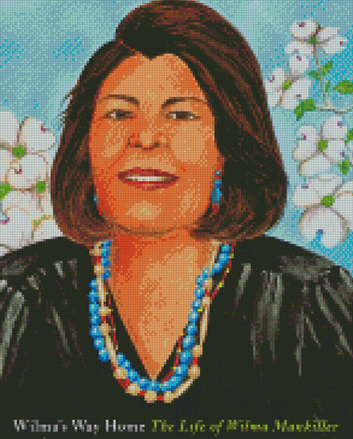 Wilma Mankiller Art Diamond Paintings