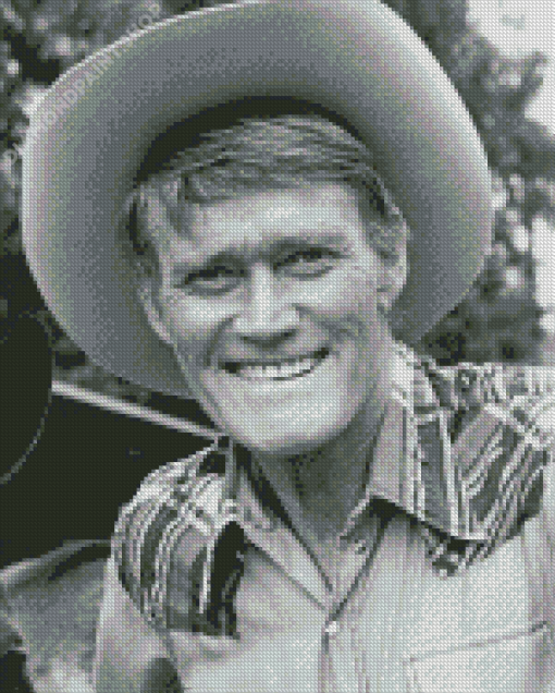 Actor Chuck Connors Diamond Paintings