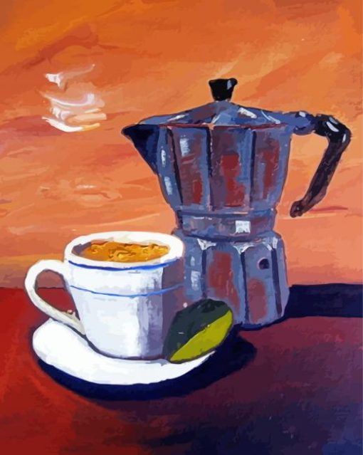 Aesthetic Coffee Pots Diamond Paintings