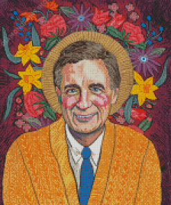 Aesthetic Fred Rogers Diamond Paintings