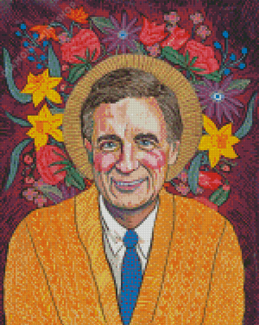 Aesthetic Fred Rogers Diamond Paintings