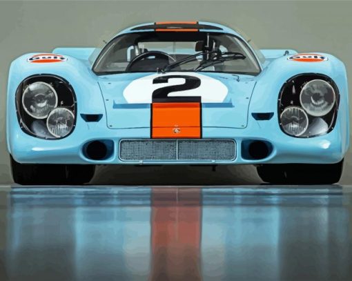 Aesthetic Porsche 917 Diamond Paintings