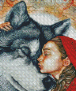 Aesthetic Red Riding Diamond Paintings