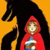 Aesthetic Red Riding Hood Diamond Paintings