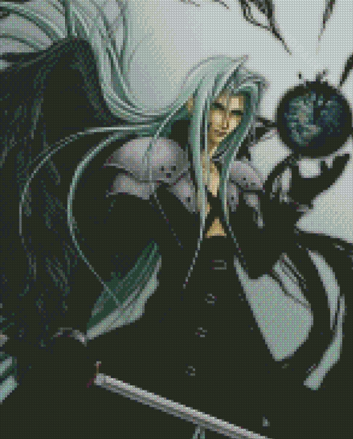 Aesthetic Sephiroth Illustration Diamond Paintings