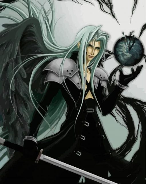 Aesthetic Sephiroth Illustration Diamond Paintings