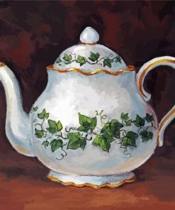 Aesthetic Tea Illustartion Diamond Paintings