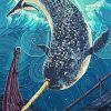 Aesthetic Narwhal Diamond Paintings