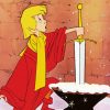 Arthur Sword In The Stone Diamond Paintings