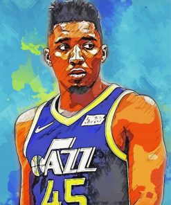 Basketballer Donovan Mitchell Diamond Paintings