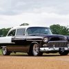 Black 1955 Chevrolet Car Diamond Paintings