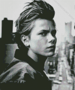 Black And White River Phoenix Diamond Paintings