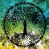 Black Celtic Tree Diamond Paintings