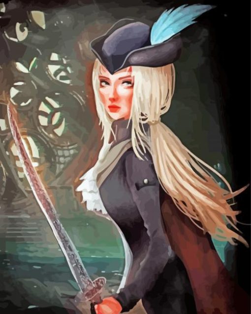 Cool Lady Maria Diamond Paintings