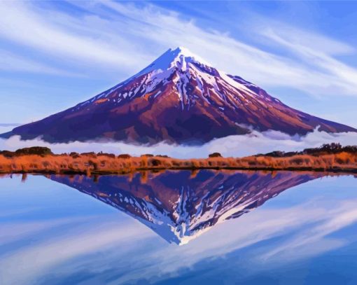 Mount Taranaki Art Diamond Paintings