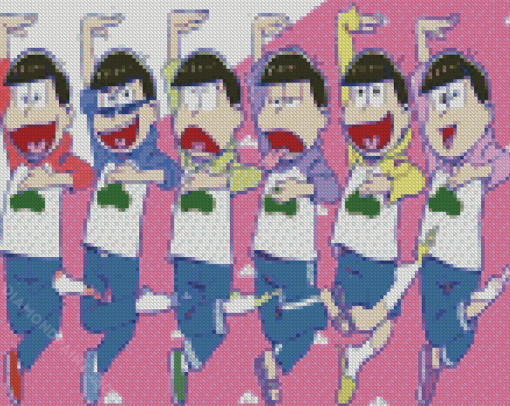 Osomatsu San Art Diamond Paintings