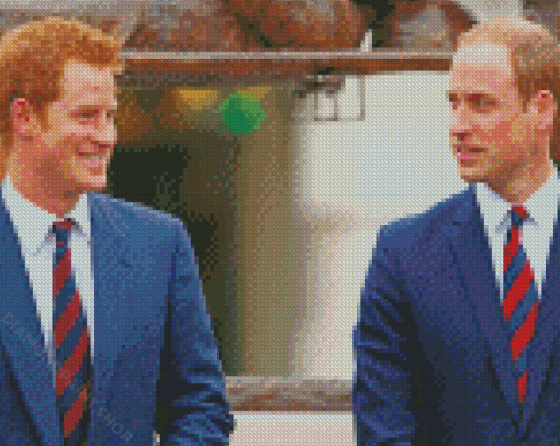 William And Harry Diamond Paintings