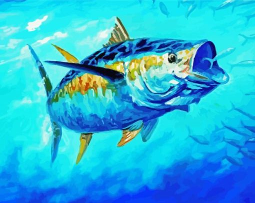 Yellow Fin Tuna Diamond Paintings