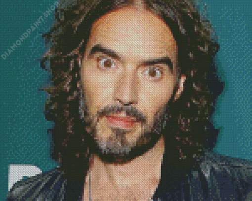 Aesthetic Russell Brand Illustration Diamond Paintings