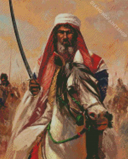 Arab Warrior Diamond Paintings