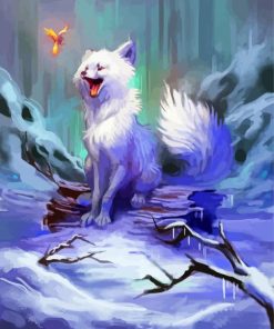 Arctic Fox Art Diamond Paintings