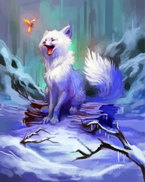 Arctic Fox Art Diamond Paintings