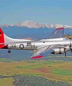 B17 Plane Diamond Paintings