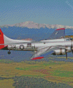 B17 Plane Diamond Paintings