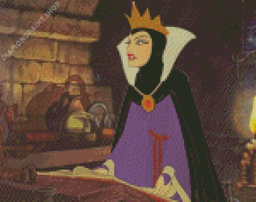 Evil Queen The Snow White And The Seven Dwarfs Diamond Paintings