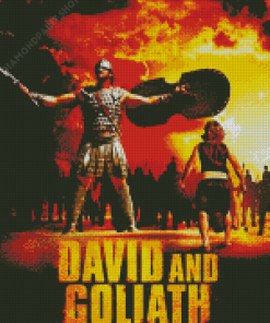 David And Goliath Poster Diamond Paintings