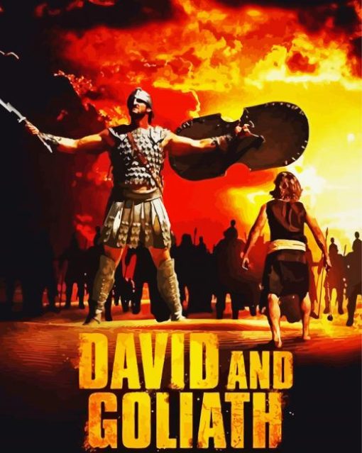 David And Goliath Poster Diamond Paintings